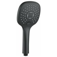 Лейка для душа 3-хрежимная черная Rose RH32H-1
