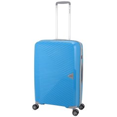 Чемодан на колесах, BAUDET (голубой), 67 см