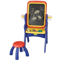 Парта-мольберт Crayola со стульчиком (5056-01) синий/желтый/красный Grown Up