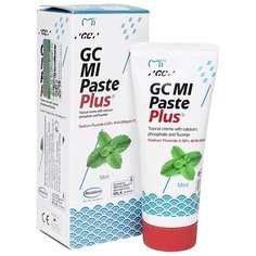Зубной гель для реминерализации MI Paste Plus Мята (Tooth Mousse Тус Мусс со фтором) 40г GC Corporation