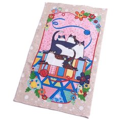 Полотенце вафельное Pastel 011336 36х60 см, праздничное