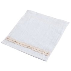 Полотенце махровое с кружевом Pastel 857091 30х30 см