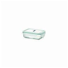 Контейнер Glasslock OCRS-074 (740ml, прямоугольный рифленый, для духовки, розовый силикон)
