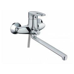 Смеситель для ванны с длинным изливом и переключателем в корпусе, хром HB2207 Haiba