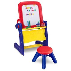 Парта-мольберт Crayola со стульчиком (5029) синий/красный/желтый Grown Up