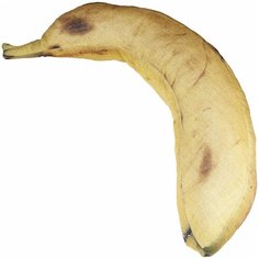 KARE Декоративная подушка Banana, коллекция "Банан" 96*20*20, Полиэстер, Желтый