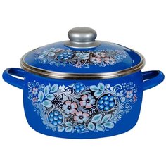 Кастрюля Вологодский сувенир 4,0 л СтальЭмаль