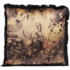 KARE Design Подушка Garden, коллекция "Сад" 45*8*45, Бархат, Полиэстер, Мультиколор