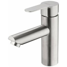 Смеситель для раковины и умывальника Haiba HB10801 пищевая нержавеющая сталь сирой излив серебристый универсальный монокомандный