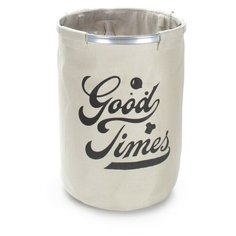 Корзина для белья круглая GOOD TIMES бежевая Attribute