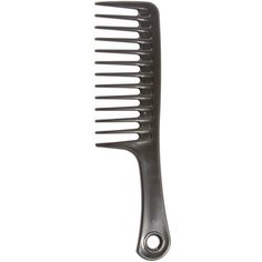 Расческа с ручкой большая черная Royal Rose