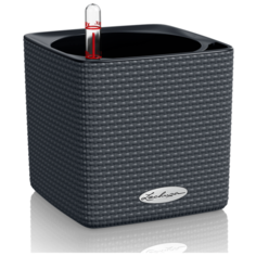 Кашпо Кьюб Колор 16 Серый с системой полива Lechuza