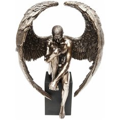 KARE Статуэтка Nude Sad Angel, коллекция "Обнаженный грустный ангел" 18*26*11, Полирезин, МДФ, Бронзовый