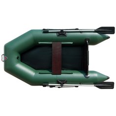 Моторная лодка YUKONA 230 TL с натяжным пайолом зеленая