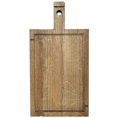 Standard Wood Самурай Коричневая, доска разделочная кухонная деревянная дубовая для мяса с ручкой с канавкой для подачи стейка гриль