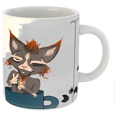 Кружка " Кот, чай " Atribootica