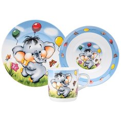 Набор посуды 3 предмета Слоненок Lefard