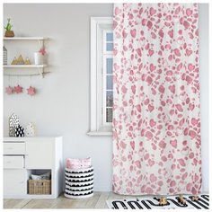 Комплект штор Волшебная ночь Hello Kitty, 150*270 см, 2 штуки, розовый, вуаль