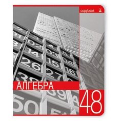 Тетрадь тематическая 48Л, серия "контрасты" алгебра. Цена за 1 шт. Bruno Visconti