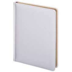 Ежедневник Альт Sidney Nebraska недатированный, искусственная кожа, А5, 136 листов, белый