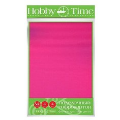 Набор гофрокартон "флуоресцентные цвета" А4, 4 Л. 4 ЦВ. 1 ВИД Альт