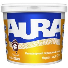 Лак Aura Aqua Lack 70 полуглянцевый полиакриловый бесцветный 0.9 л