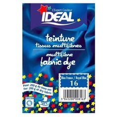 Краска IDEAL MULTIFIBRE для полиамида, хлопка, льна, вискозы, шерсти и шелка, королевский синий