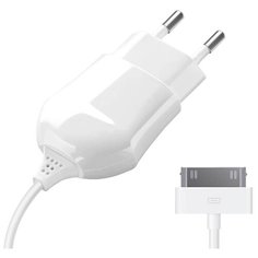 Зарядное устройство Deppa для iPhone/iPod 30pin 1A White 23124