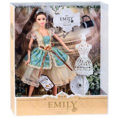 Набор оригинальной детской куклы Эмили "Изысканный шик" с аксессуарами / Большая дизайнерская кукла в подарок для девочек от 3 лет / 28 см Emily