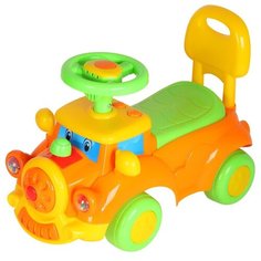 Каталка-толокар Компания Друзей Паровозик оранжевый