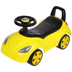 Каталка-толокар Компания Друзей Спортивная машина желтый