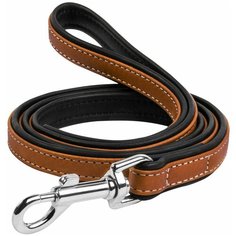 Поводок для собак COLLAR Soft коричневый 1.22 м 18 мм