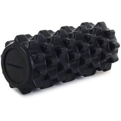 Цилиндр рельефный для фитнеса Harper Gym/Larsen EG03 Ø13см х 33 см чёрный