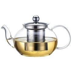 Чайник заварочный CALVE (500 мл), жаропрочное стекло CL-7013