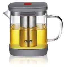 Чайник заварочный CALVE 1100 мл, жаропрочное стекло CL-7061