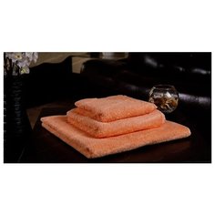 Полотенце махровое 40х70 цв. персиковый, 0802040, пл. 430гр.Туркмения А, , шт Ashgabat Dokma Toplumy