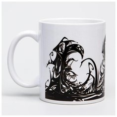 Кружка Marvel сублимация, Venom, Человек-паук, 350 мл