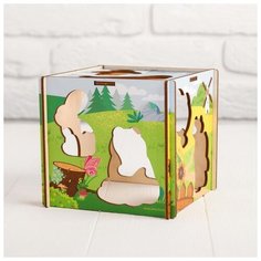 Сортер Лесная мастерская с плоскими деталями "Животные" (4276084)