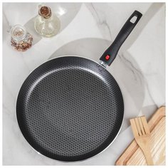 Сковорода SCOVO Discovery, d 28 см, стеклянная крышка, съемная ручка