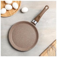 Сковорода блинная Мечта "Гранит" (brown), d 22см, антипригарное покрытие