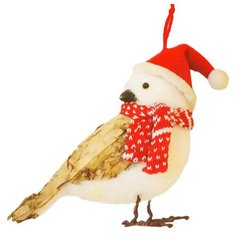 Создание елочного украшения Школа талантов "Птичка в шарфике" (4304304)