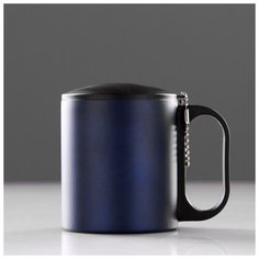 Термокружка Take it easy 180 мл, сохраняет тепло 2 ч, темно-синяя