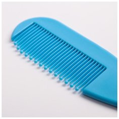 Набор для ухода за волосами Крошка Я расческа и щетка, "Мишка", голубой