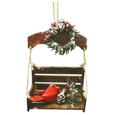 Создание елочного украшения Школа талантов "Новогодняя скамеечка" (4304413)