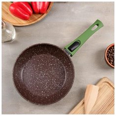 Сковорода кованая Magistro Avocado, d 20 см, съемная ручка, индукция