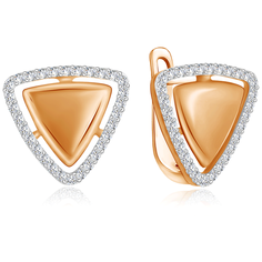 Бронницкий Ювелир Серьги из красного золота Д0268-026956