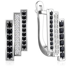 Бронницкий Ювелир Серьги из белого золота 66311903000