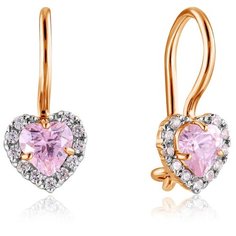 Бронницкий Ювелир Серьги из красного золота 26611609000