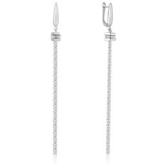 Бронницкий Ювелир Серьги из белого золота 66301826000