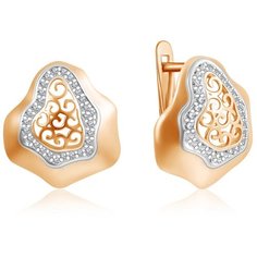 Бронницкий Ювелир Серьги из красного золота Ф7157-2-5020